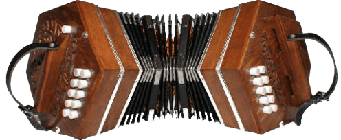 Concertina with Carlsfeld tuning and hexagonal build