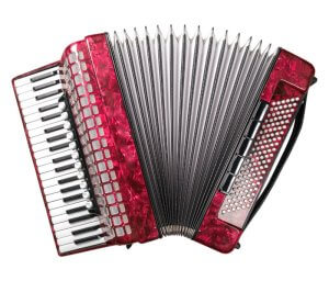 Accordion piano keyboard vs buttons compared side by side